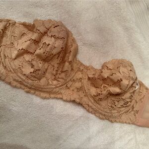 Forever 21 Lace Bra in Tan